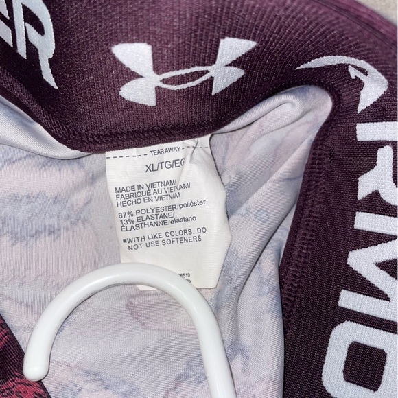 Under Armour XL set bra and shorts Polaris Purple - Picture 6 of 9